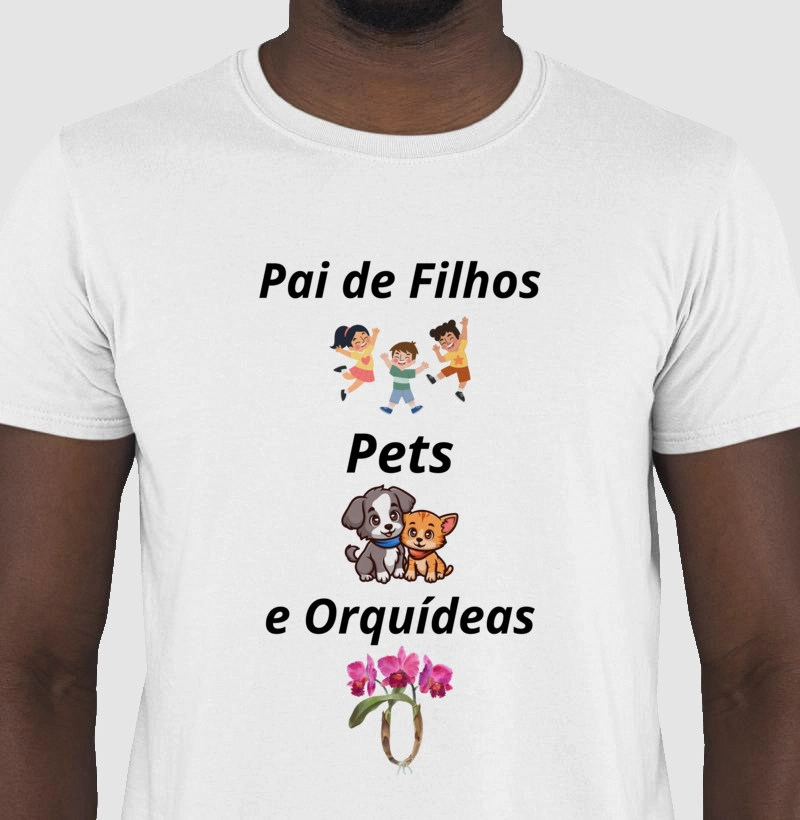 Camiseta Pai de Orquídeas