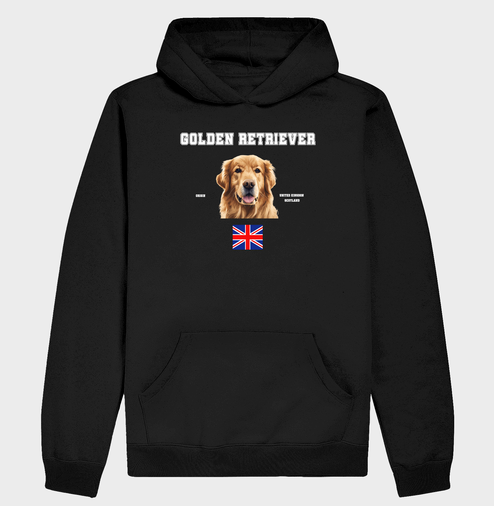 Golden Retriever - letras brancas