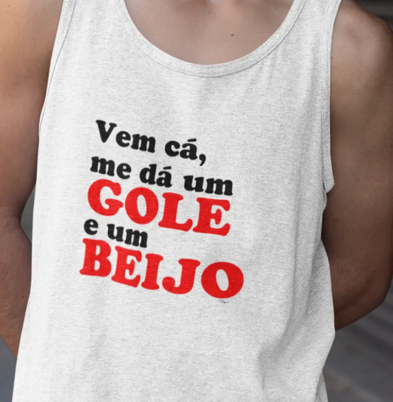 Me dá um gole e um beijo