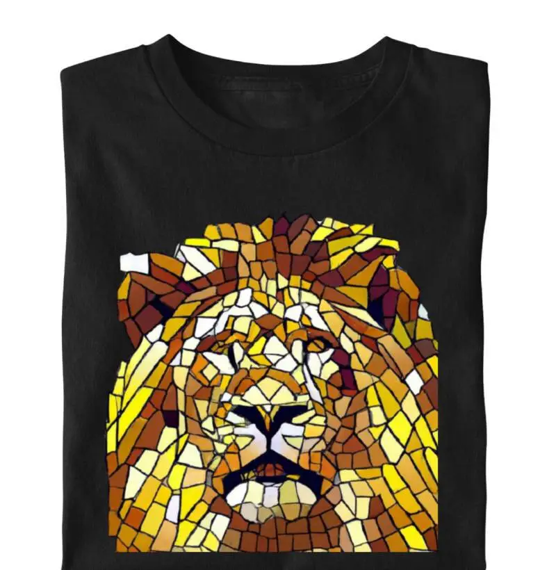 Camiseta Leões Vitral Juba Dourada