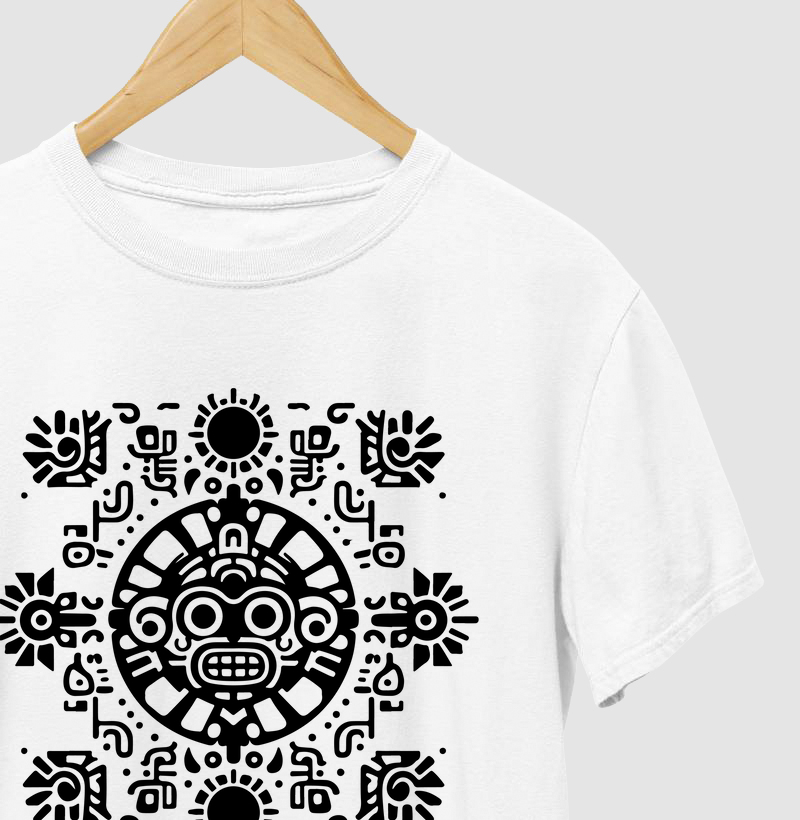 Nagual – A Face de Ixtlán (estampa preta central)