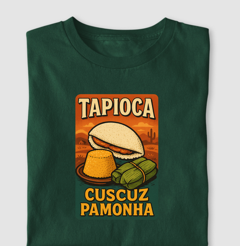 Tapioca, cuscuz e pamonha