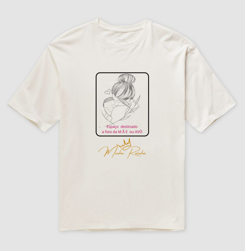 Camiseta Personalizada Homenagem à Mães e/ou Avós