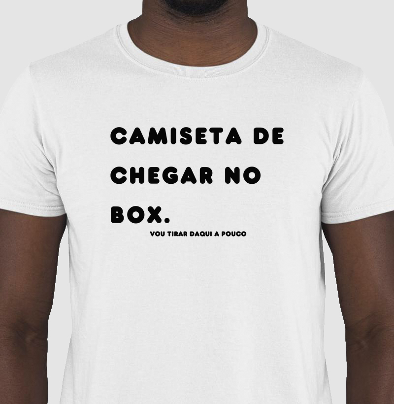 Camiseta de chegar no box