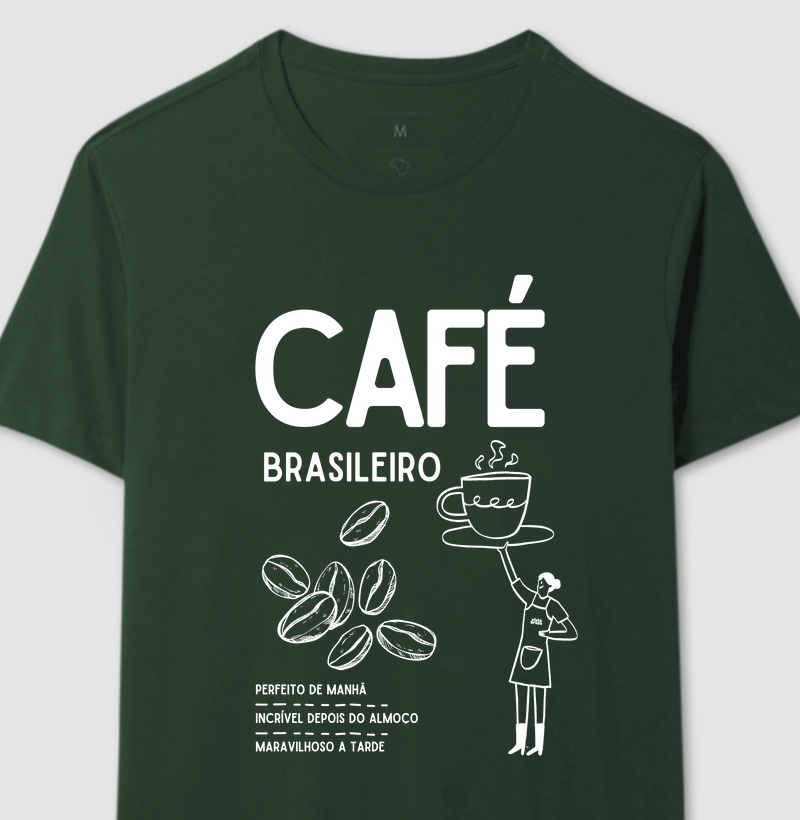 CAMISETA CAFÉ BRASILEIRO