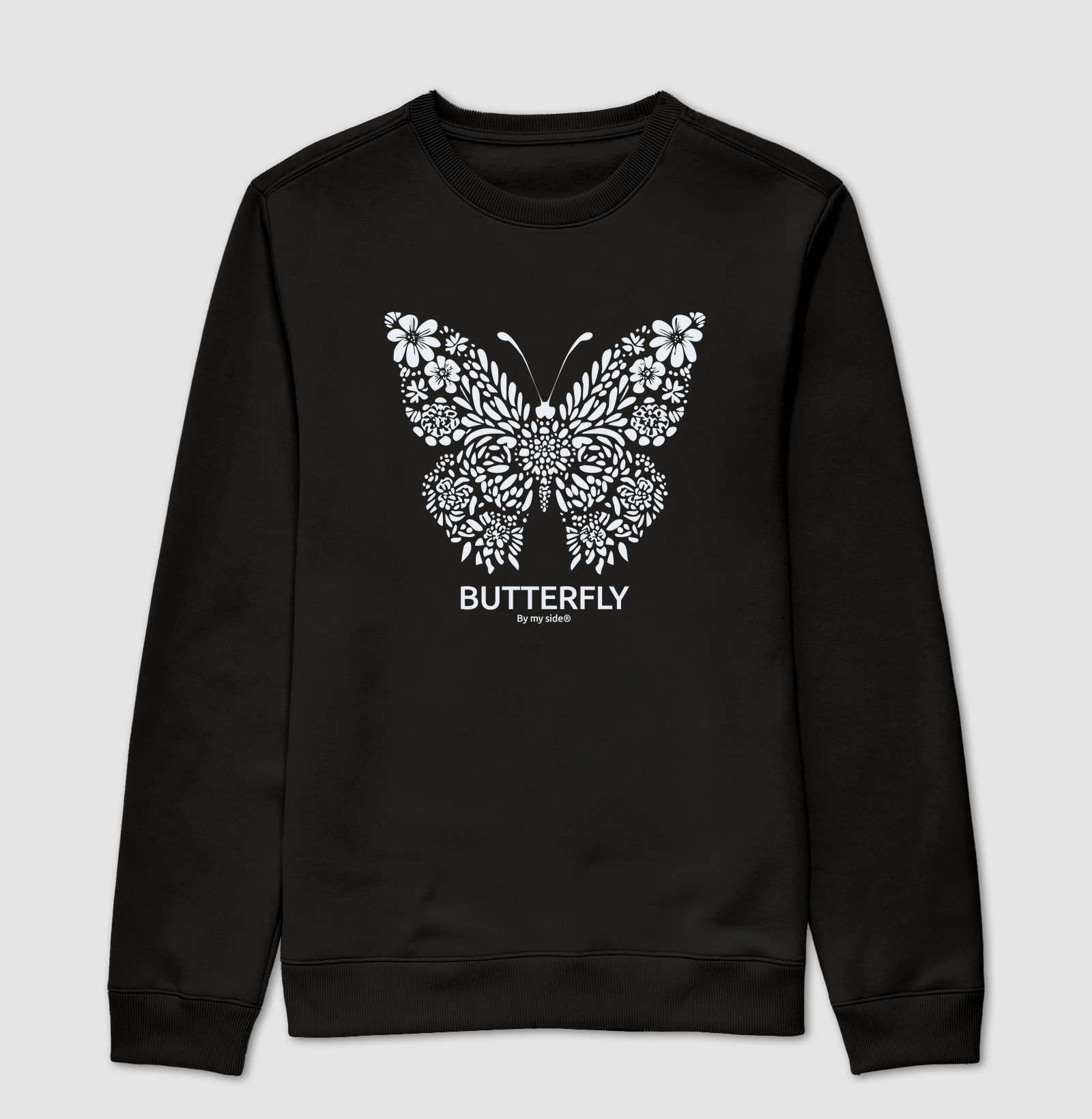Borboleta Flores Azuis 02
