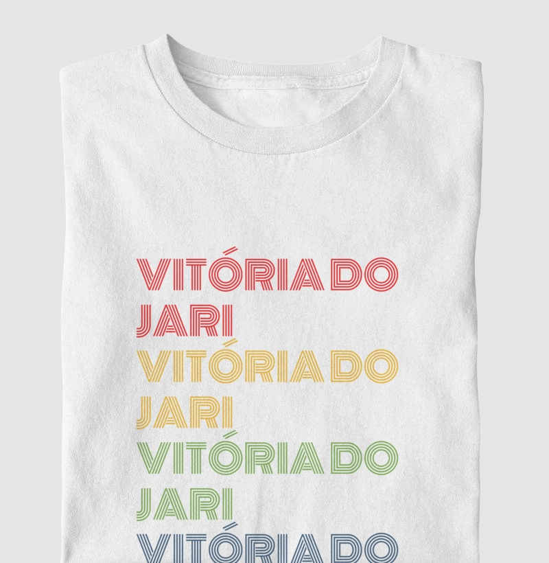 Vitória do Jari Letreiro Retrô