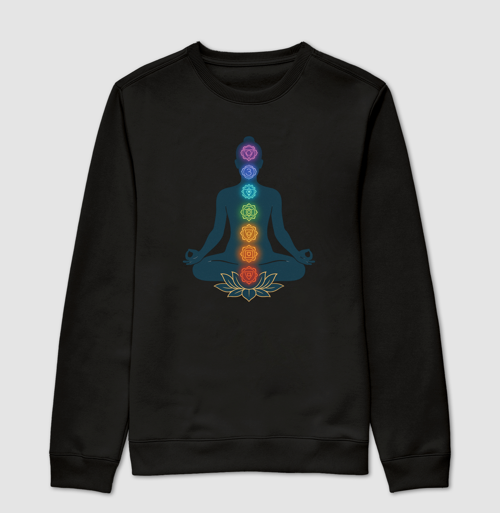 OS  CHAKRAS E A FLOR DE LOTUS