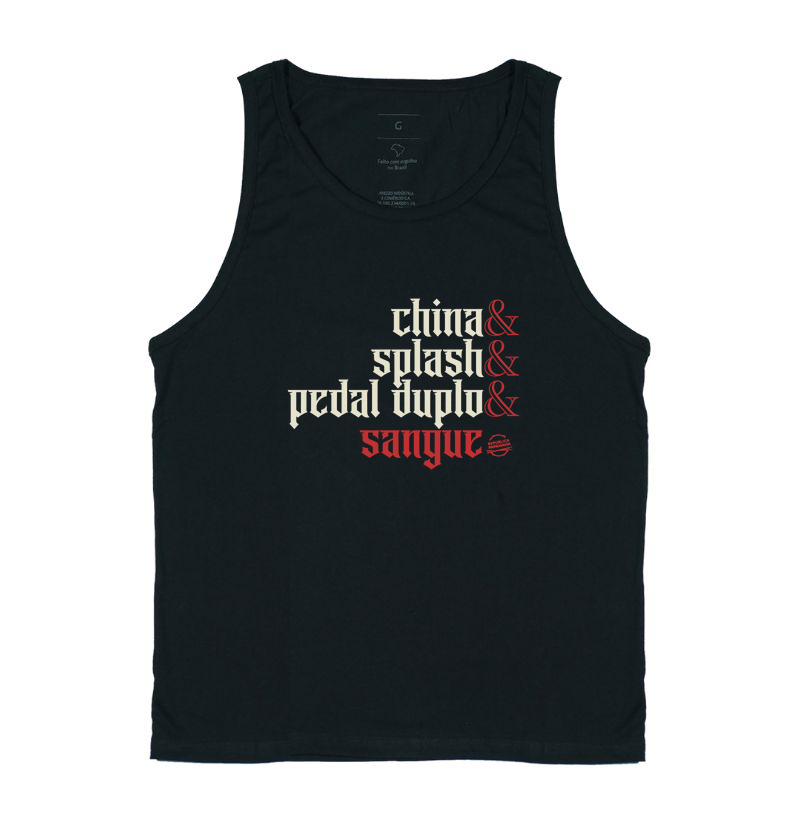 china & splash & pedal duplo & sangue