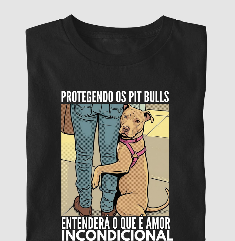 PROTEFENDO OS PIT BULLS ENTENDERÁ O QUE É AMOR INCONDICIONAL