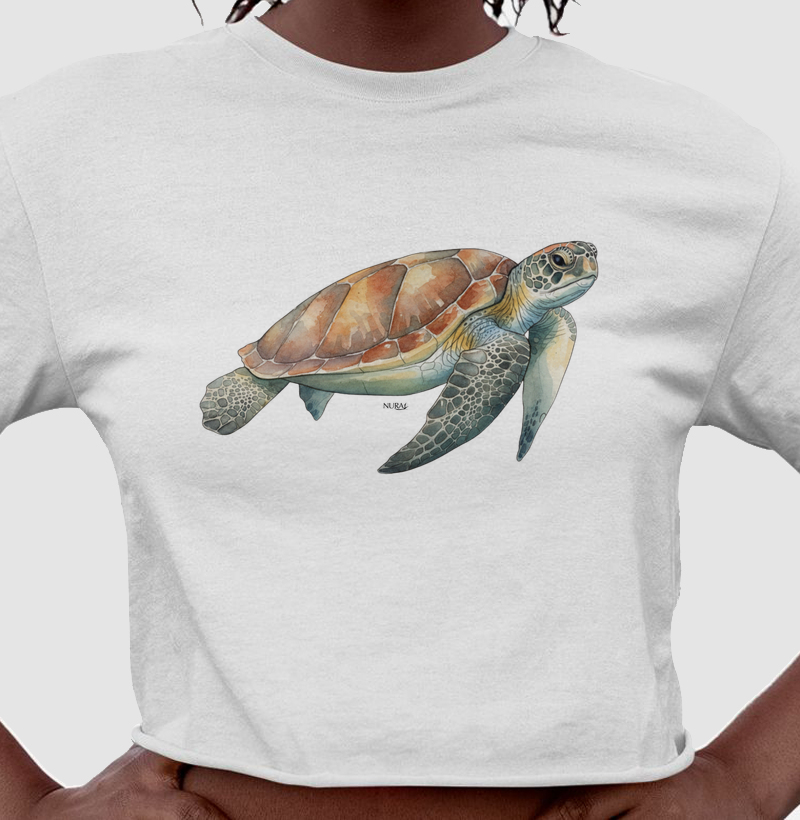 Tartaruga Marinha Aquarela
