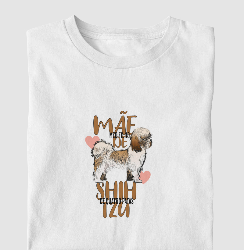 Camiseta Mãe de Shih Tzu