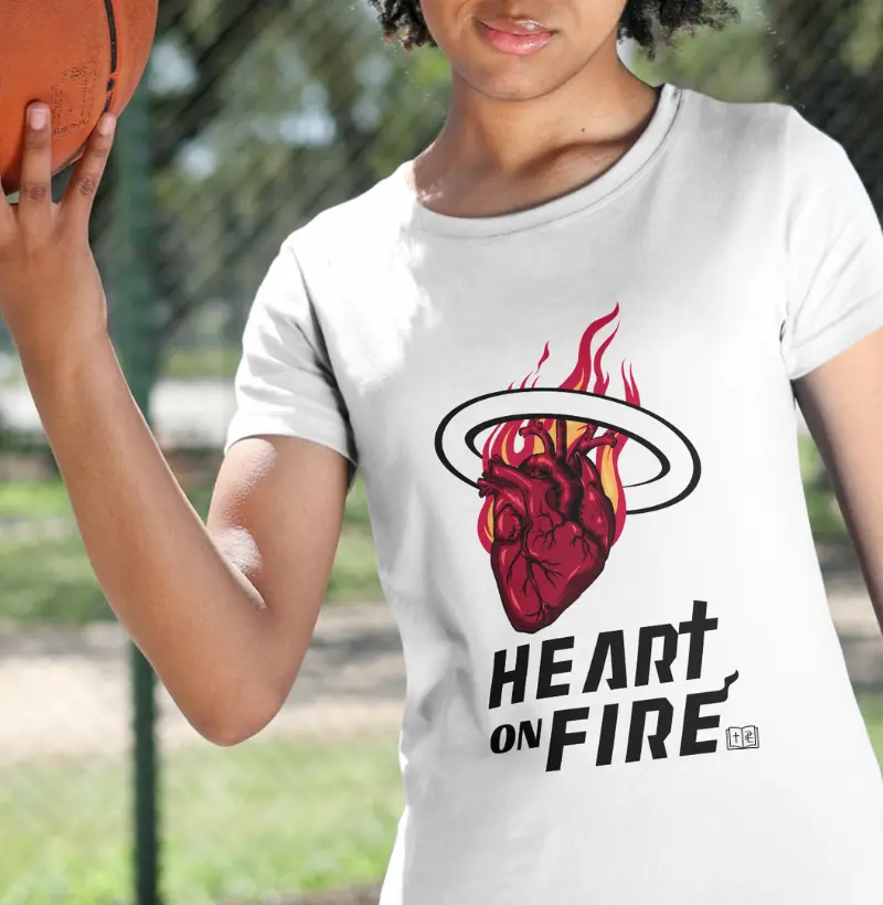 Camiseta - Heart On Fire