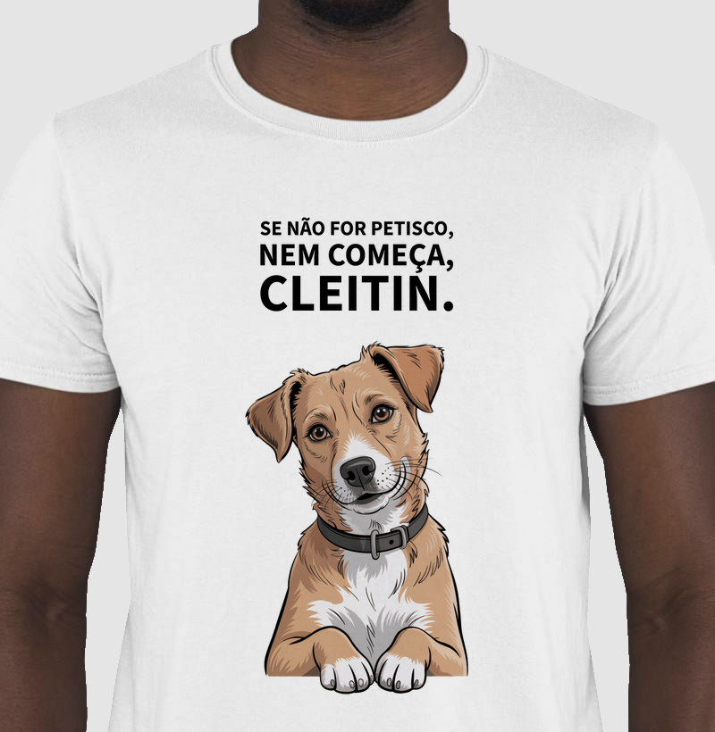Camiseta Se não for petisco nem começa...