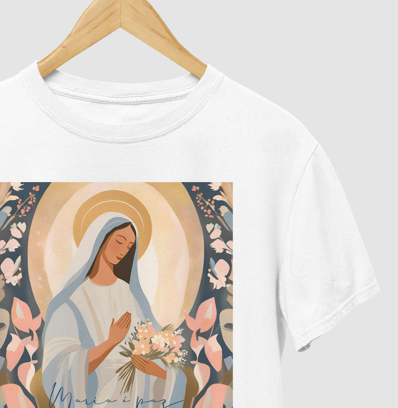Camiseta Maria é paz