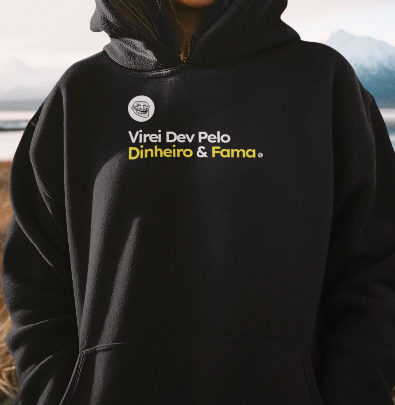 Virei Dev pelo Dinheiro e Fama