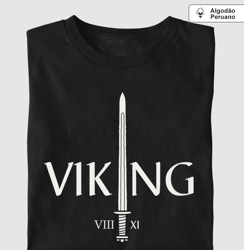 Camiseta Algodão Peruano Eco dos Vikings