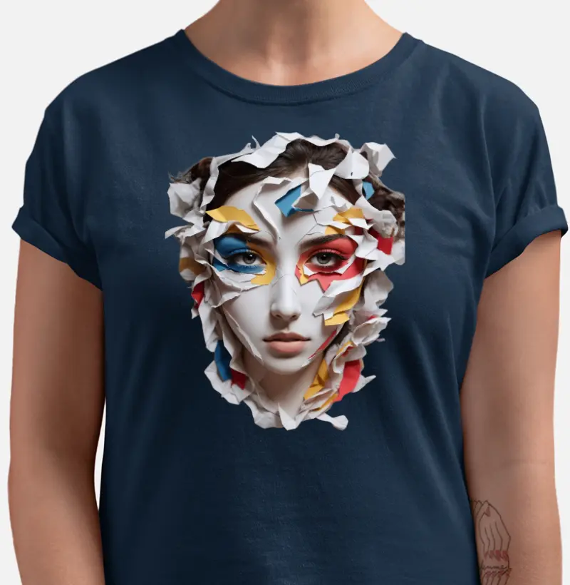 Camiseta - Mulher saindo do Papel
