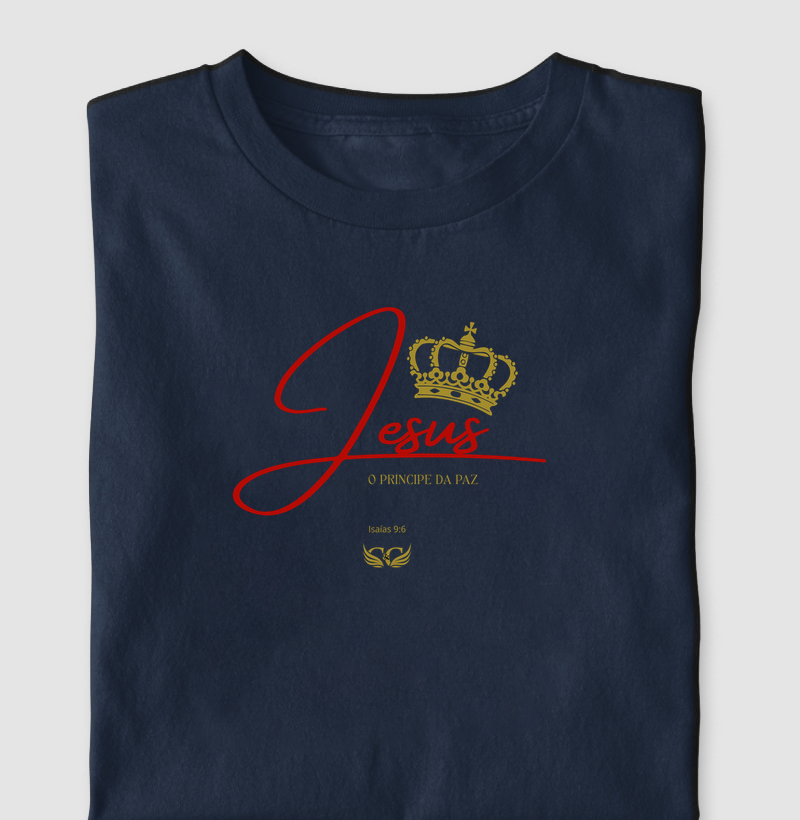 Camiseta Jesus o Príncipe da Paz.