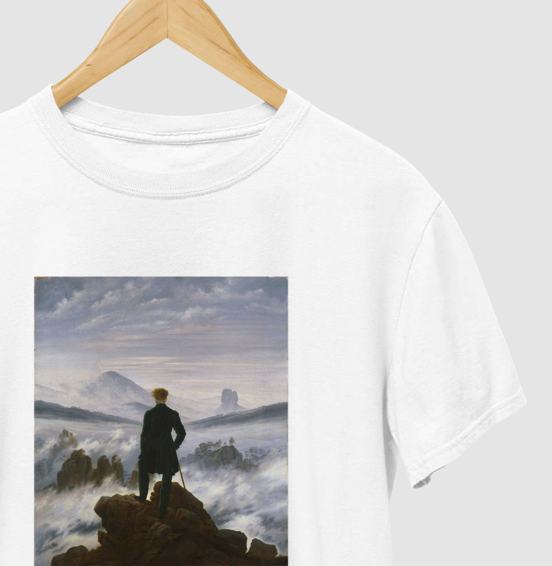 O Caminhante Sobre o Mar de Névoa - Caspar David Friedrich