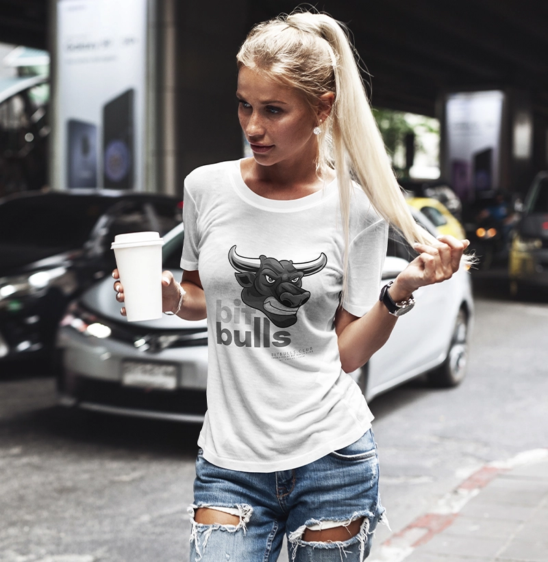 Baby Look Bit Bulls Logo
