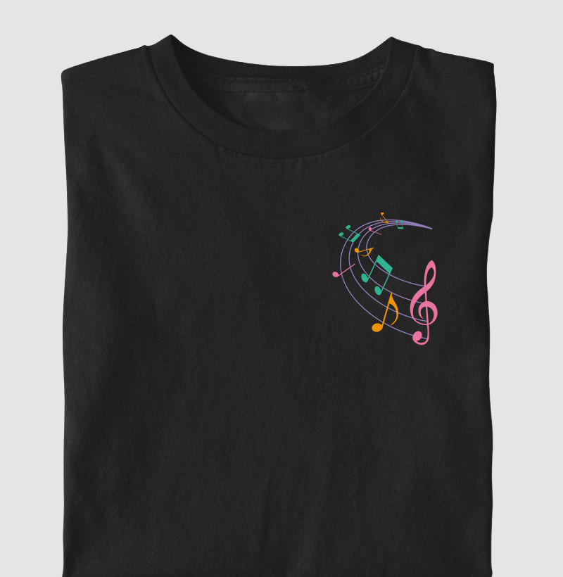 Notas musicas, estampa bolso (MUS)