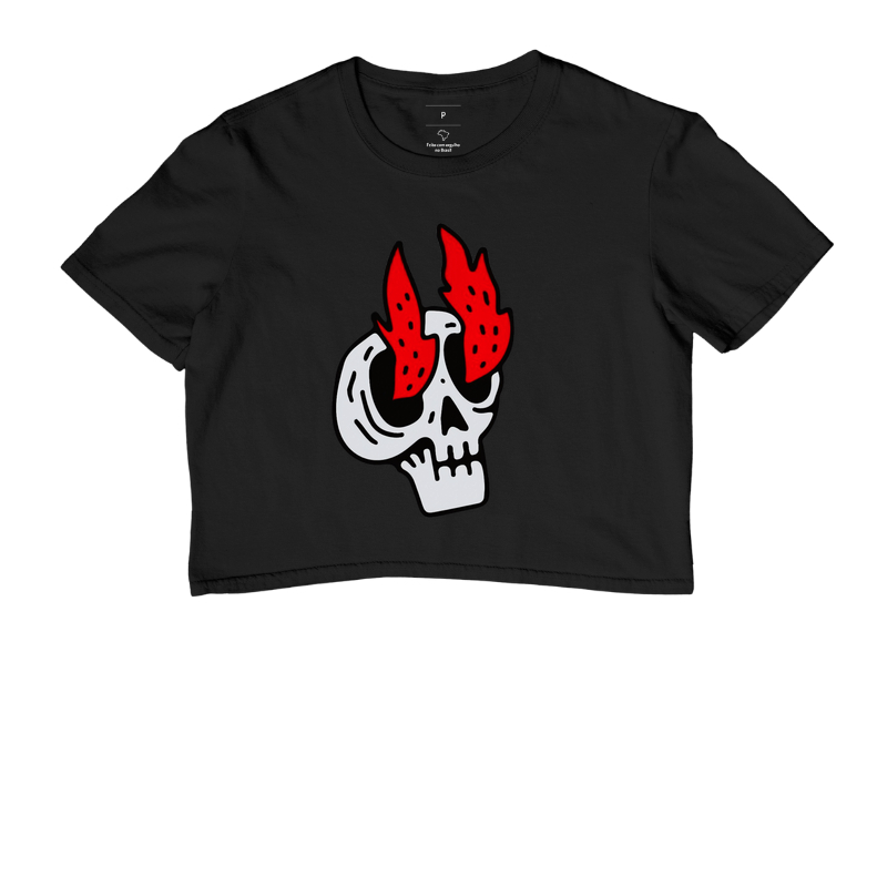 SKULL IN FIRE