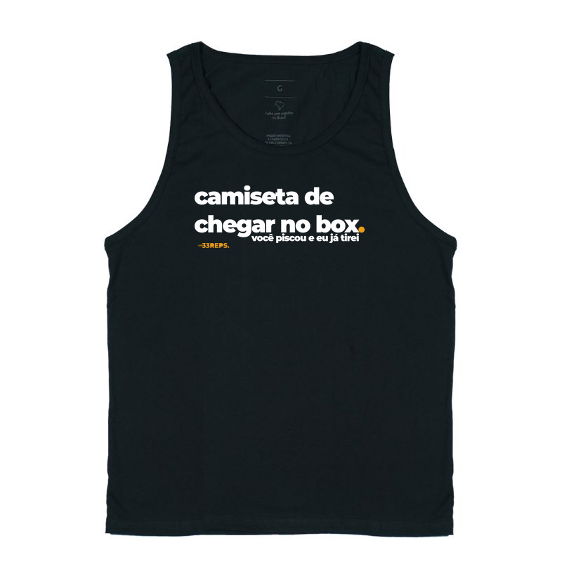 camiseta de chegar no box piscou tirei 
