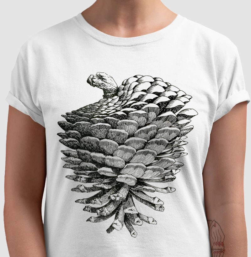 Camiseta Pinha negra
