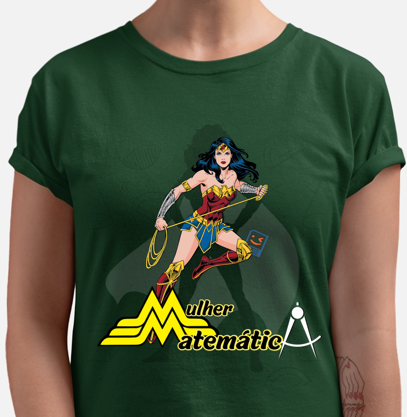Camiseta "Mulher Matemática"