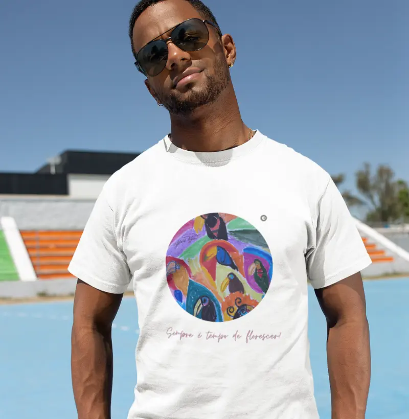 Camiseta adulto Florescer by Jessye Blue