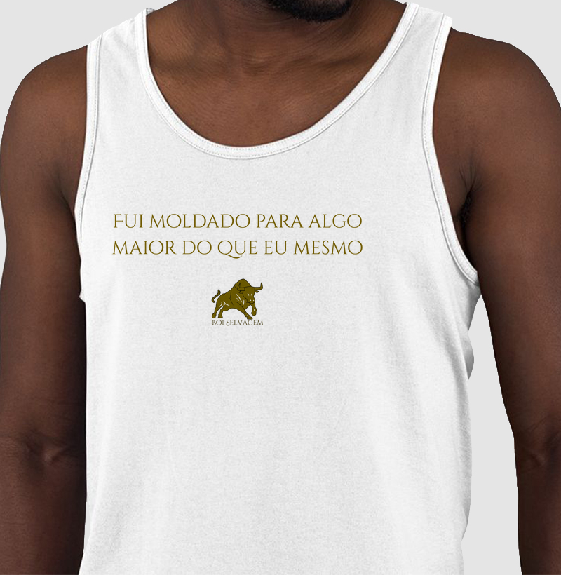 Fui moldado para algo maior do que eu mesmo