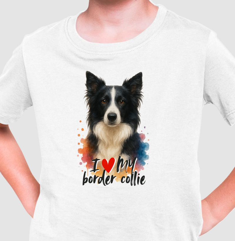 I love my border collie