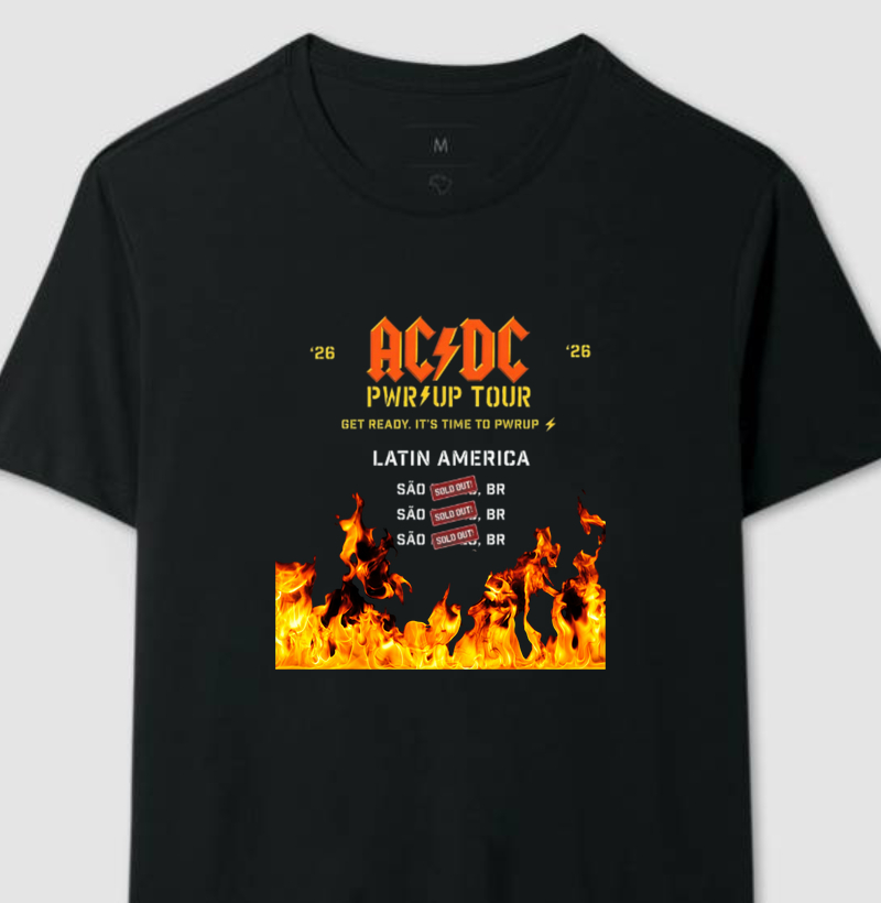 Camiseta ACDC Sold out
