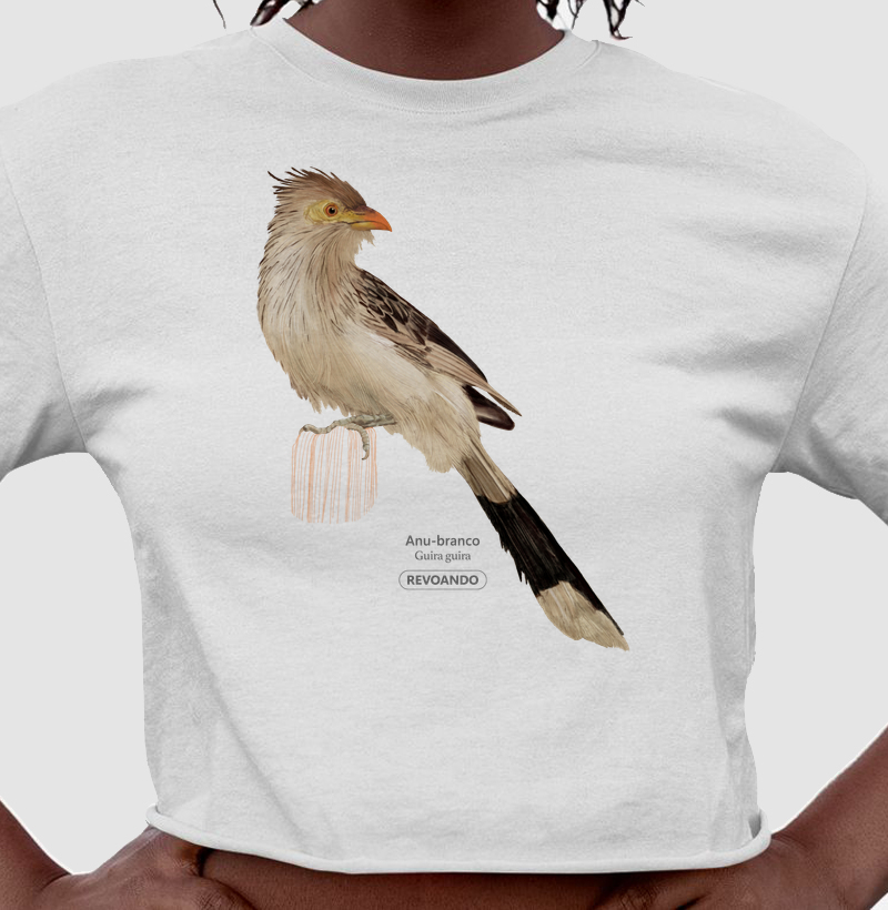 Inky Aves - Anu-branco - Cropped