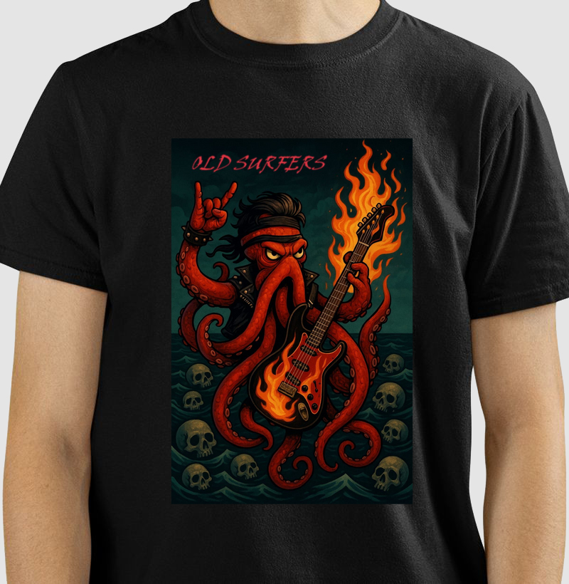 Camisa Old Surfers Rock