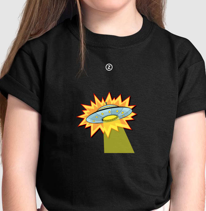 Camiseta Infantil Disco Voador - Zaire Clothing