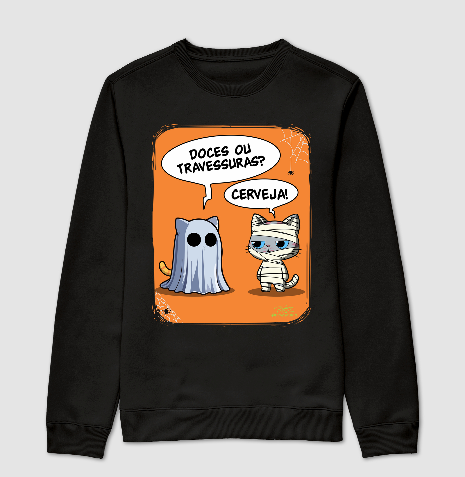 Camiseta Gato Sincero Halloween
