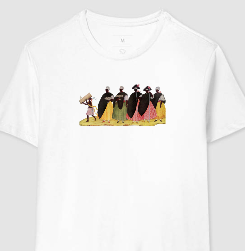 Camiseta Mulheres Pretas na Festa do Rosário (Brasil colonial)