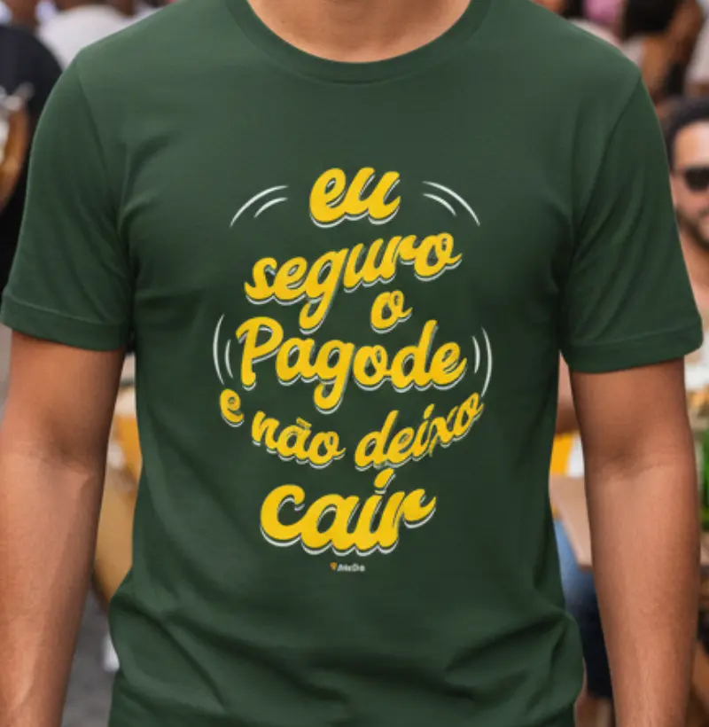 Eu seguro o pagode e não deixo cair