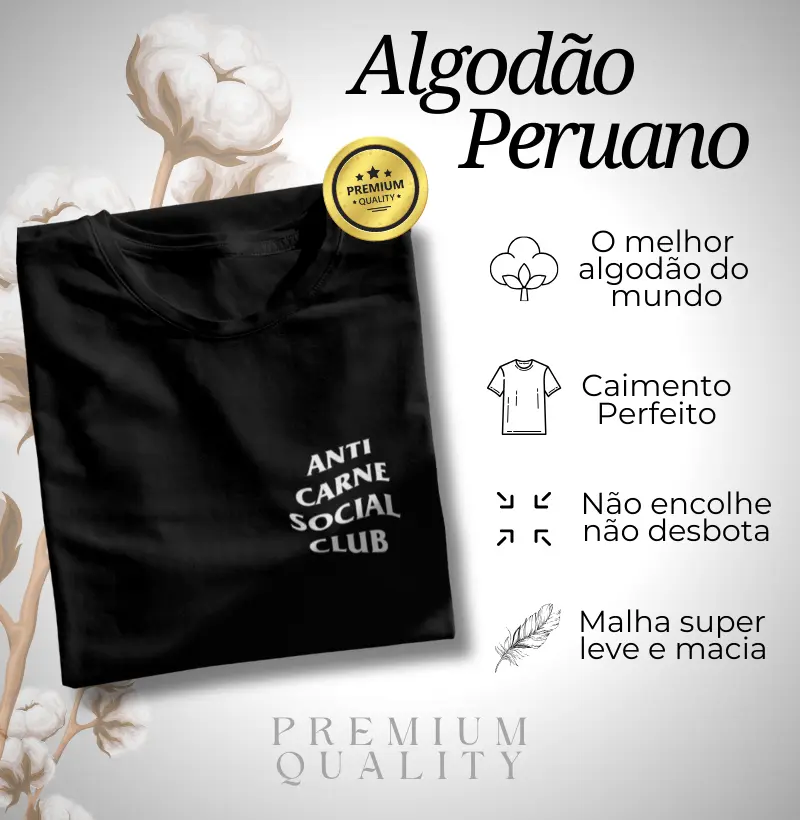 Algodão Peruano - Anti carne social club