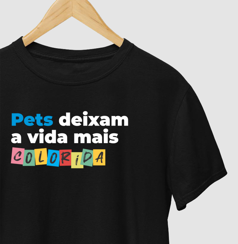 Camiseta Pets Colorem