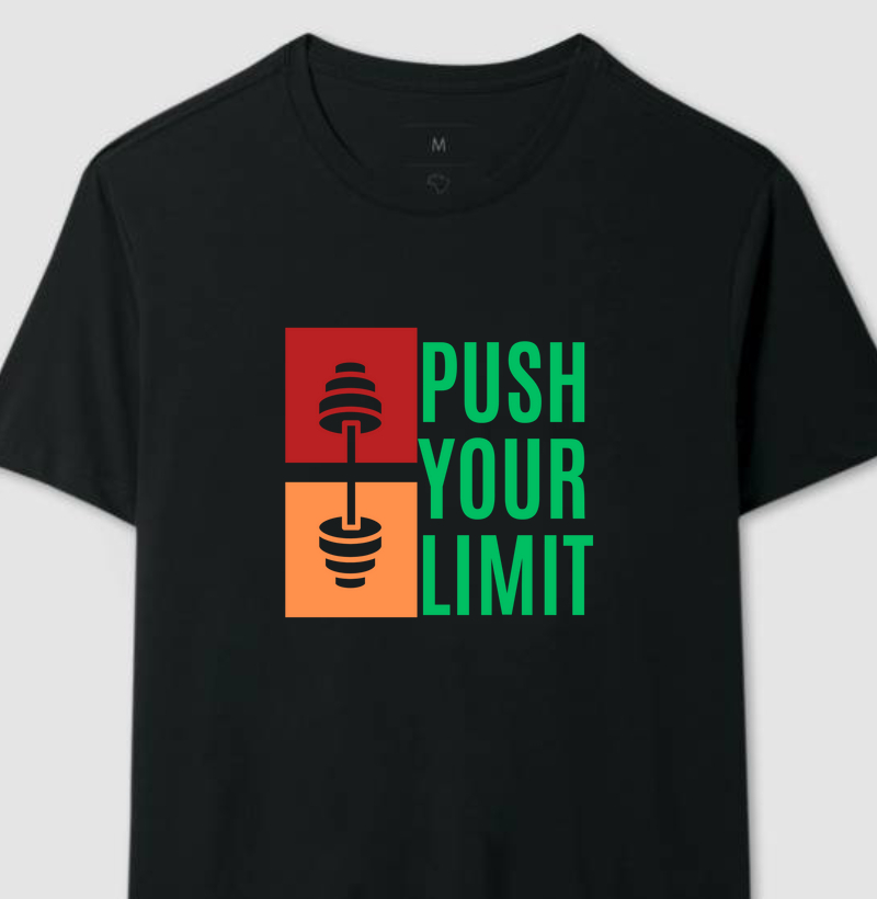 Camiseta Força além do limite 