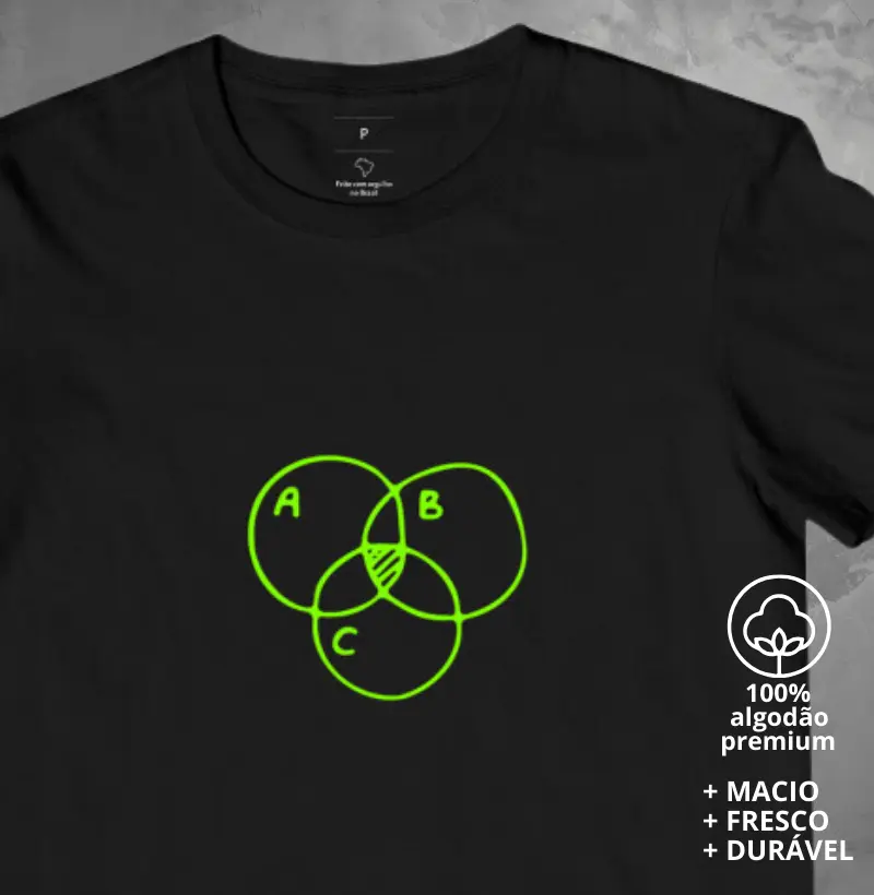 Camiseta Diagrama de Venn