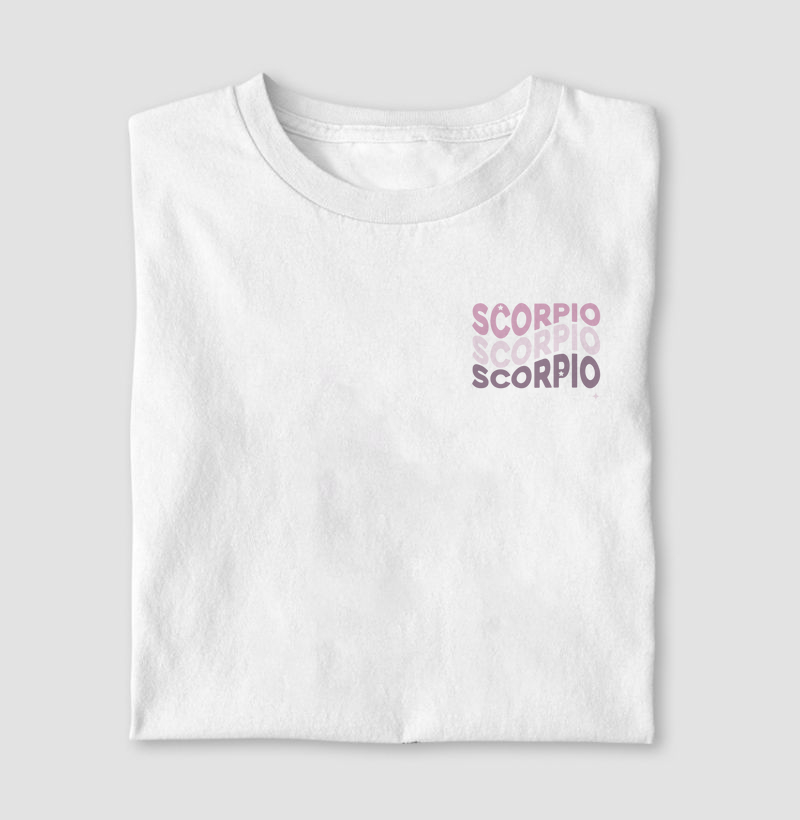 Camiseta Signos ESCORPIÃO - SCORPIO WAVE