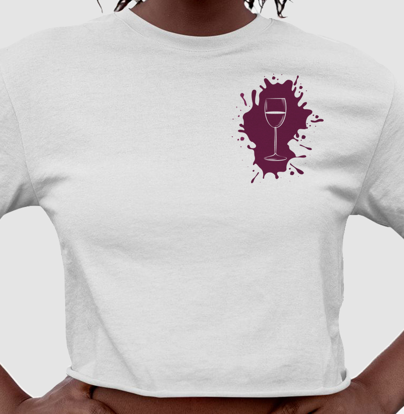 Camiseta Vinho Splash
