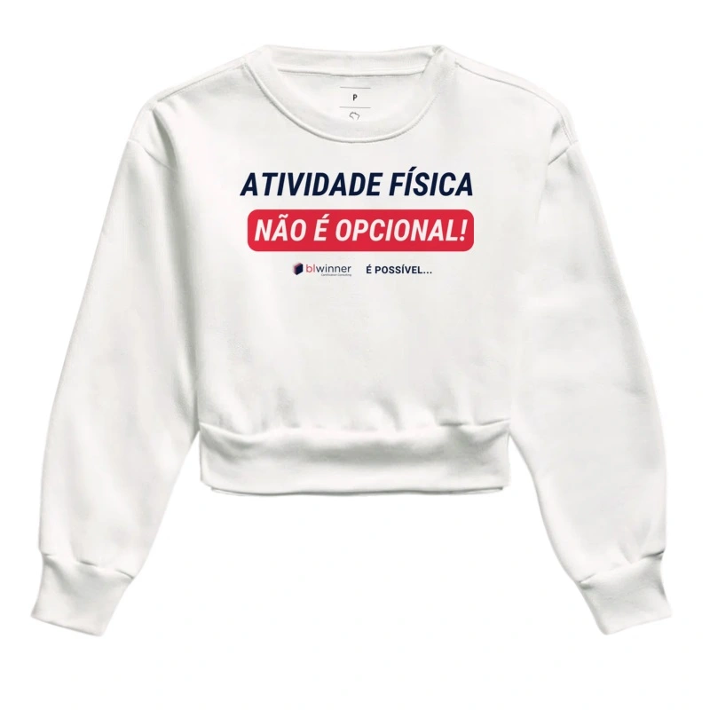 Moletom Cropped Atividade Física
