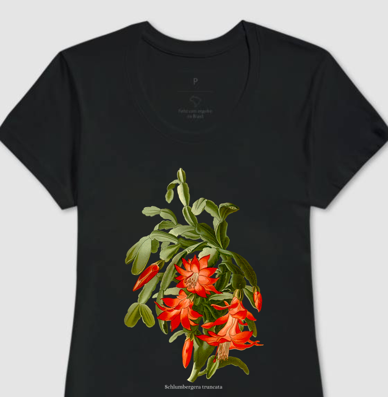 Camiseta Feminina Schlumbergera truncata
