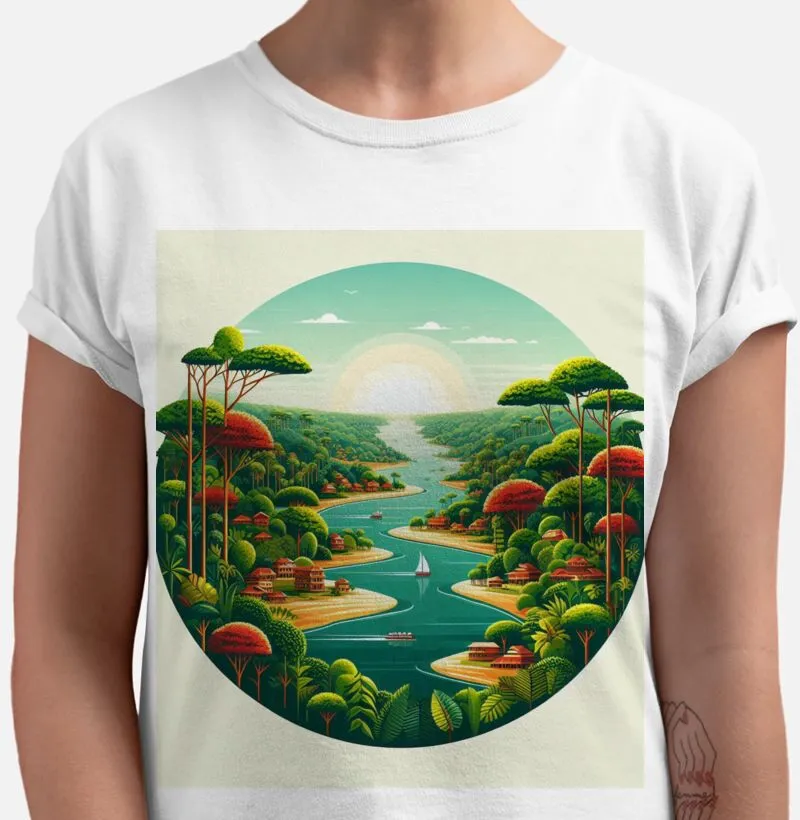 Camiseta T-shirt D. VITOR STORE Natureza Rio
