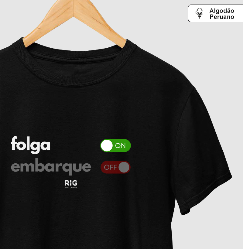 folga on - embarque off